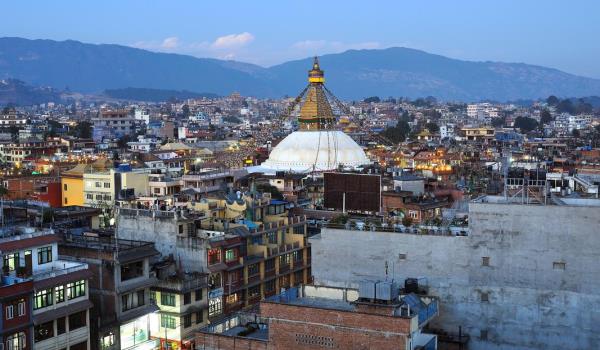 Panoramablick auf Kathmandu