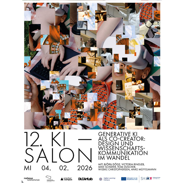 Grafische Gestaltung des Veranstaltungsplakats