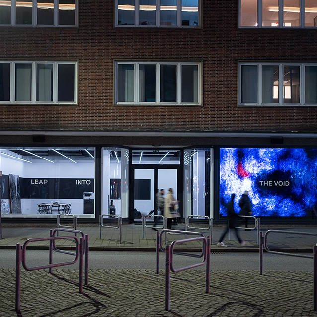 Grafische Gestaltung des Ausstellungsplakats