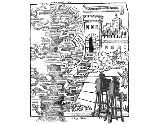 Illustration von Bildgebungsverfahren im Wandel der Zeit