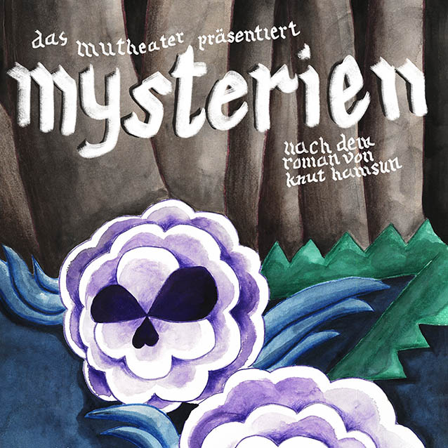 Gezeichnetes Theaterplakat 