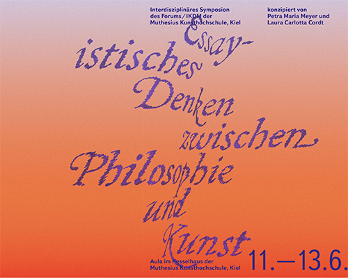 Zu sehen ist das Plakat des Symposions
