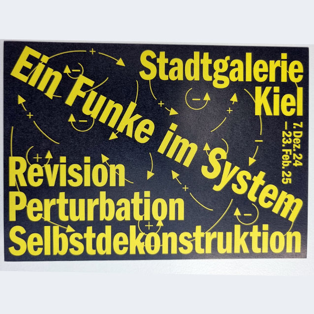 Grafische Gestaltung des Ausstellungsplakates